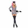 Leg Avenue Verspieltes Zebra-Kostüm mit Kapuze schwarz | weiß