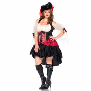 Leg Avenue Wicked Wench schwarz | rot | weiß