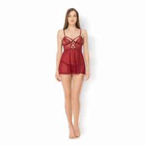 Leg Avenue Lace & Mesh Babydoll