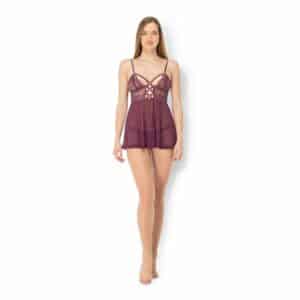 Leg Avenue Lace & Mesh Babydoll