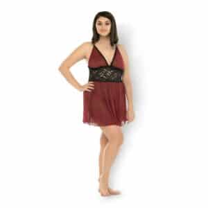 Leg Avenue Sheer Halter Babydoll