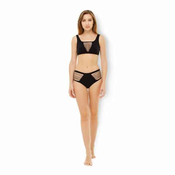 Pink Lipstick Slash N Dash Seamless Bra Set