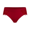 MAISON LEJABY Corolle - Slip mit Spitzenbesatz rot