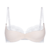 MAISON LEJABY Chrystal - Bügel-BH mit Swarovski weiß | creme