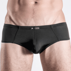 MANSTORE Klassische Short mit niedrigem Sitz schwarz