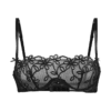 Naory Velvet - Bandeau-BH mit Swarovski schwarz