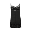 Naory Velvet - Zartes Babydoll mit Swarovski schwarz
