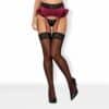 Obsessive Straps-Strümpfe Mably schwarz