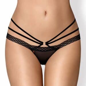 Obsessive Riemen-String Merville schwarz