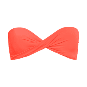 Phax Color Mix - Bikini-Top mit Drapierung orange