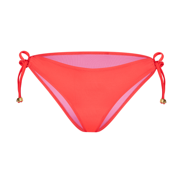 Phax Color Mix - Bikini-Slip mit Schnürung rot