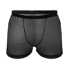 Rimba Transparente Mesh-Shorts schwarz
