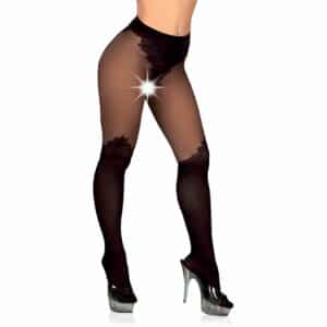 Roxana Strumpfhose in Overknee-Design schwarz