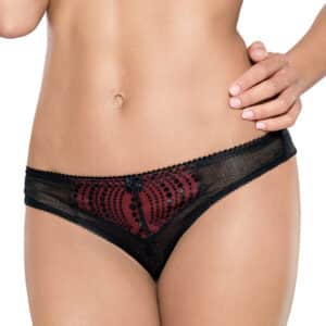 Roxana Transparenter Brazilian-Slip schwarz