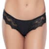 Roxana Edler String mit Plisseedetail schwarz