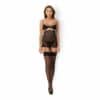 René Rofé Hot Lust Garter Chemise Set